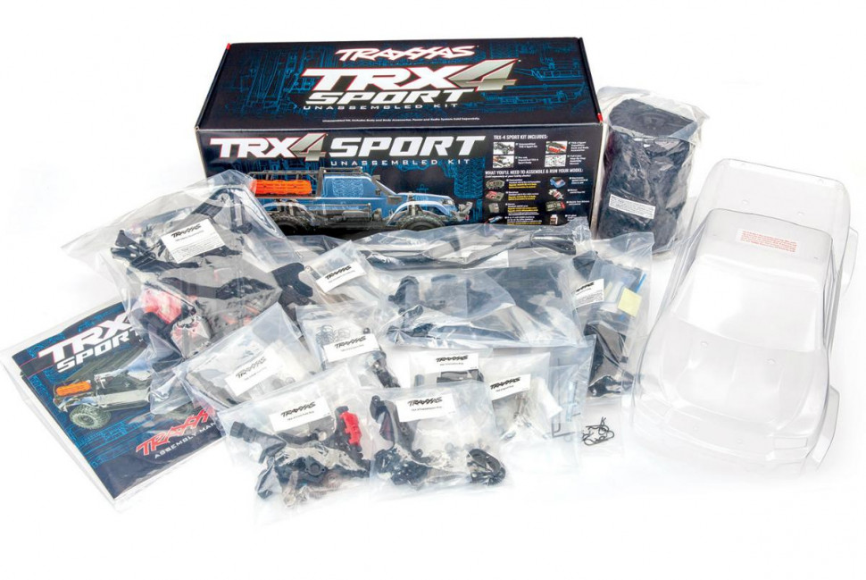 Радиоуправляемый краулер TRAXXAS TRX-4 Sport Unassembled 4WD KIT масштаб 1:10 - TRA82010-4