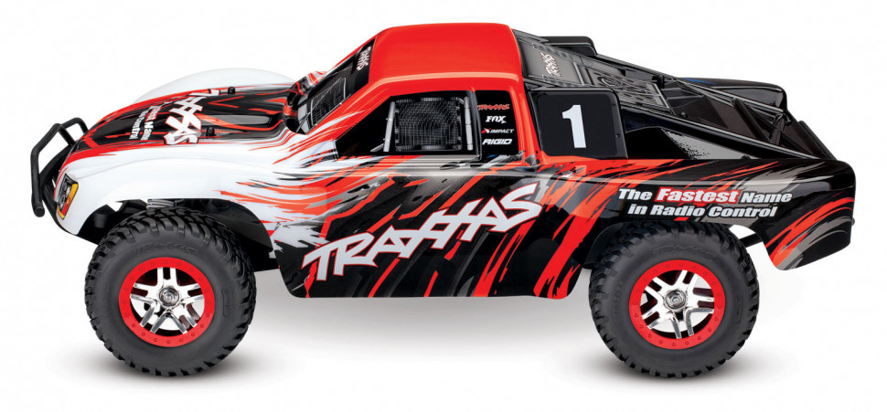 Радиоуправляемый шорт-корс трак Traxxas Slash 4x4 VXL TSM 4WD RTR масштаб 1:10 2.4G - TRA68086-4-R