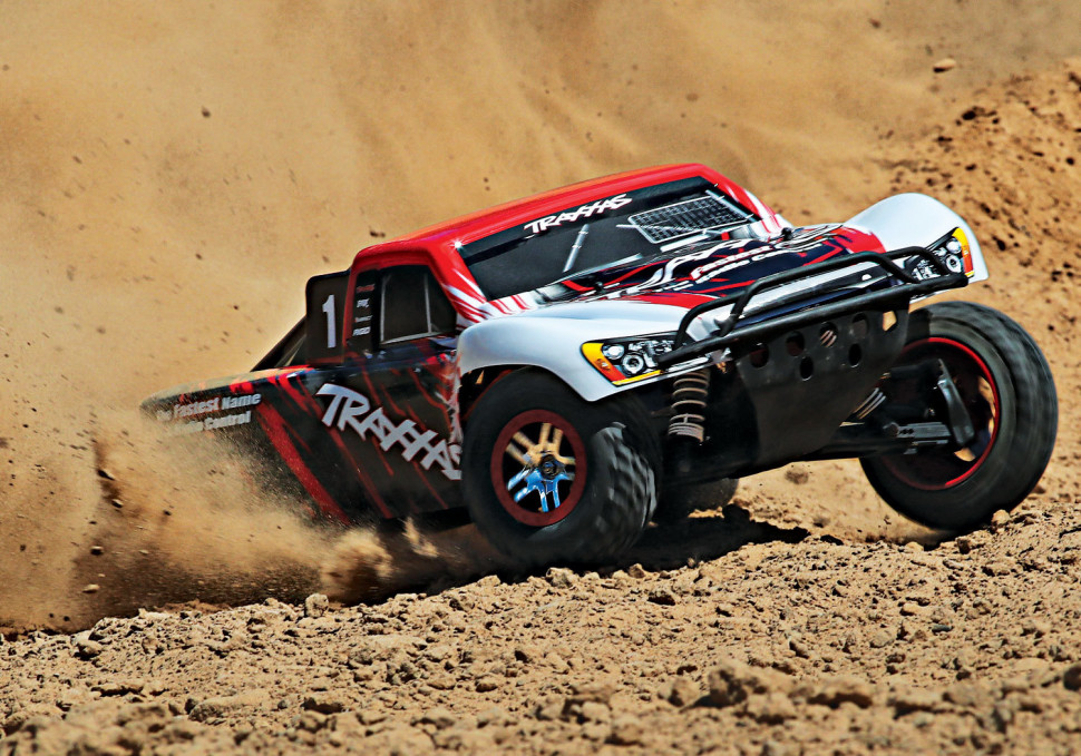 Радиоуправляемый шорт-корс трак Traxxas Slash 4x4 VXL TSM 4WD RTR масштаб 1:10 2.4G - TRA68086-4-R