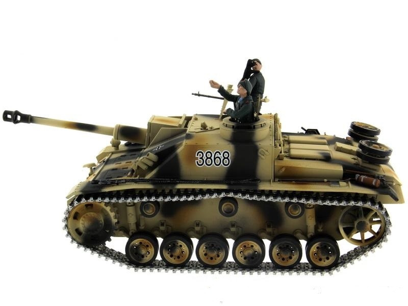 Радиоуправляемый танк Taigen Sturmgeschutz III HC масштаб 1:16 2.4G - TG3868-1HC