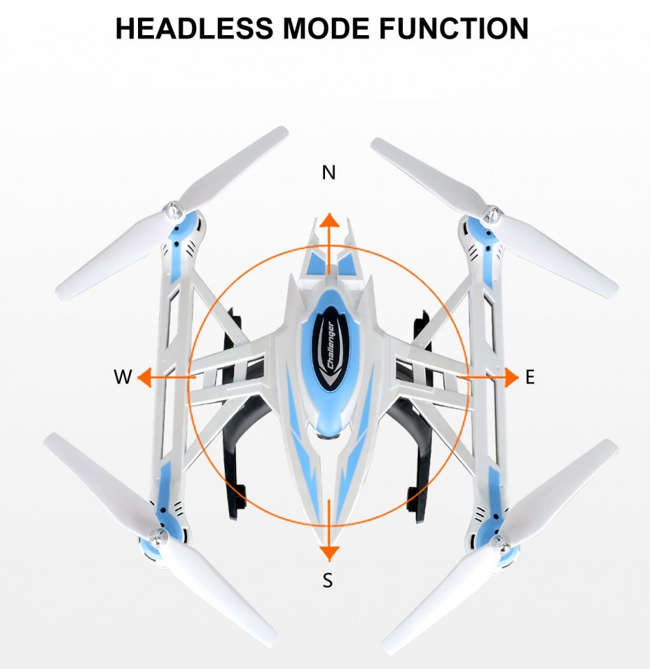 Радиоуправляемый квадрокоптер JXD 506V Challenger RTF 2.4G - JXD-506V