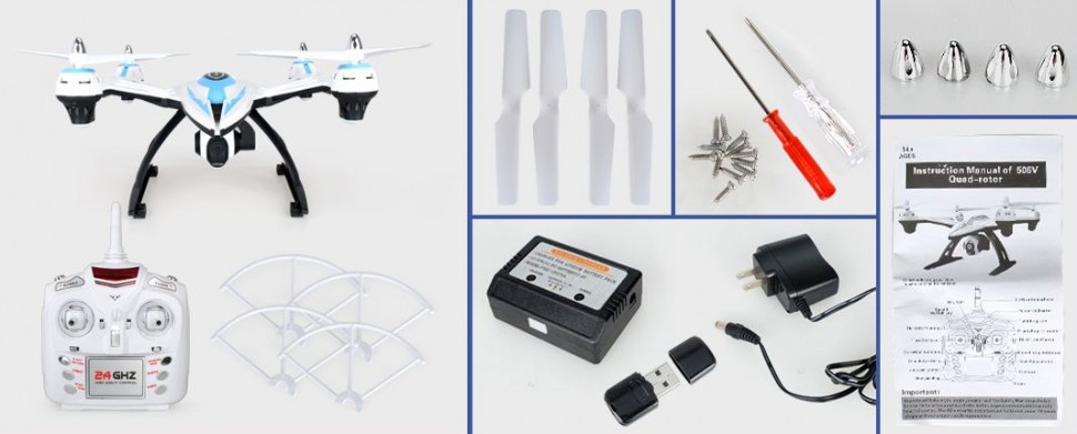 Радиоуправляемый квадрокоптер JXD 506V Challenger RTF 2.4G - JXD-506V