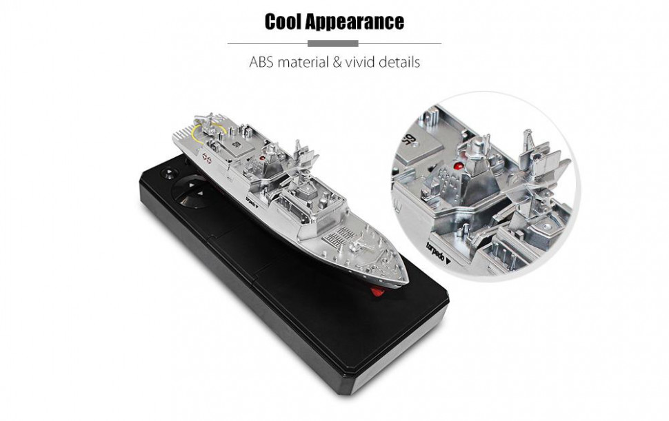 Радиоуправляемый катер фрегат Create Toys 3318