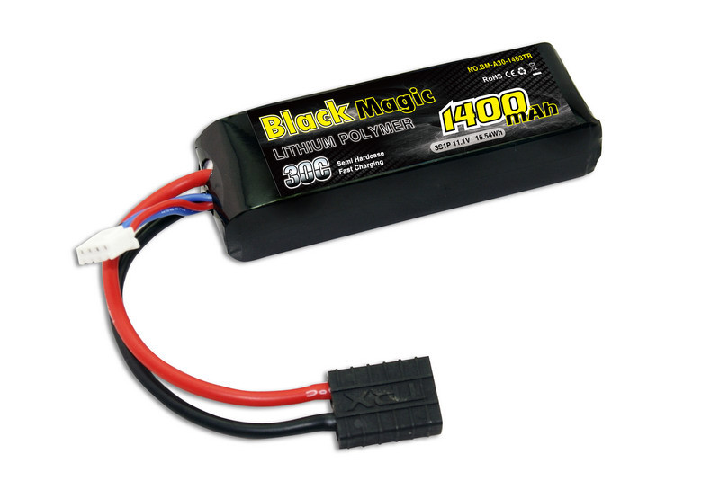 Аккумулятор Black Magic LiPo 11.1V 3S 30C 1400 mAh - BM-A30-1403TR