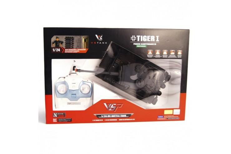 Радиоуправляемый танк VSTank Airsoft Series Tiger I масштаб 1:24 2.4G - A03102970