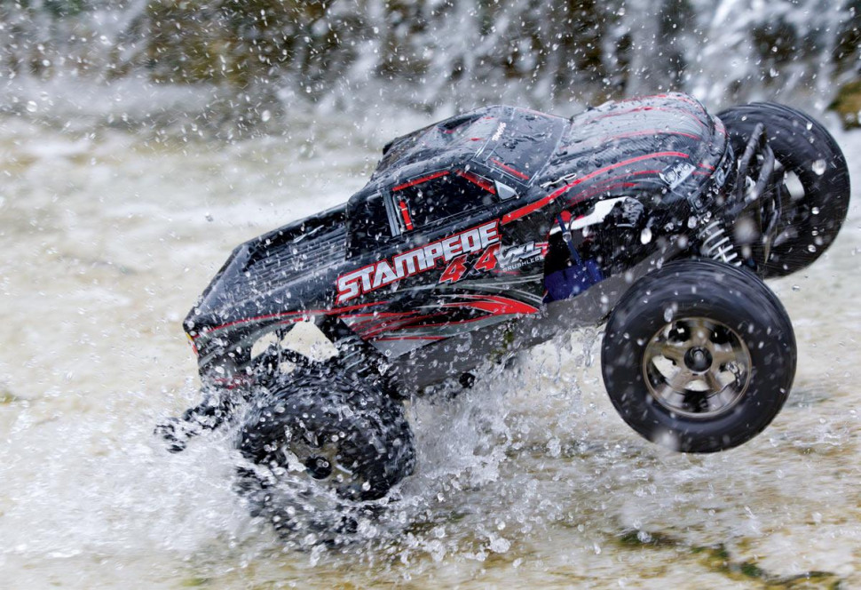 Радиоуправляемый монстр Traxxas Stampede 4x4 VXL 4WD RTR масштаб 1:10 2.4G - TRA67086-4
