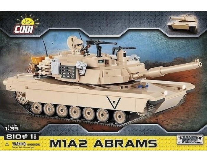 Конструктор Cobi Танк M1A2 Abrams, 810 элементов - COBI-2619