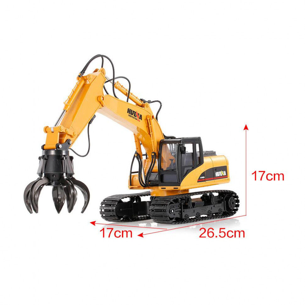 Радиоуправляемый кран HUI NA TOYS масштаб 1:14 2.4G - HN1571