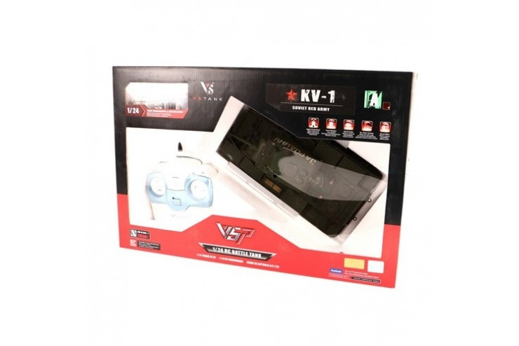 Радиоуправляемый танк VSTank Airsoft Series Russia КВ-1 Green масштаб 1:24 2.4G - A03102977