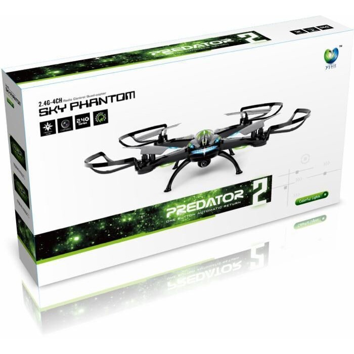 Радиоуправляемый квадрокоптер Sky Phantom Predator 2 3D 6 Axis 2.4G - YK022
