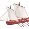 Сборная деревянная модель капитанской шлюпки корабля Artesania Latina SANTISIMA TRINIDAD, масштаб 1:50 - AL19014