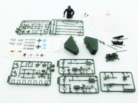 Комплект аксессуаров для танка Leopard 2A6 (полный комплект), неокрашен - TG3889-021