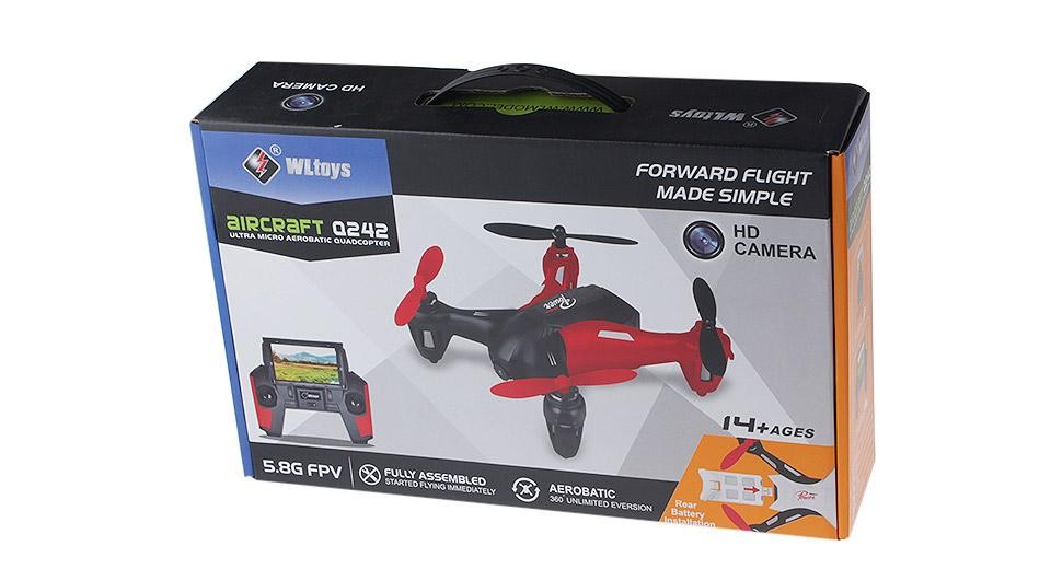 Радиоуправляемый квадрокоптер WLtoys FPV RTF 2.4G - Q242G