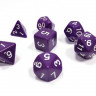 Набор Zvezda из 7 фиолетовых игровых кубиков для ролевых игр, 7 шт - ZV-1146