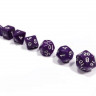 Набор Zvezda из 7 фиолетовых игровых кубиков для ролевых игр, 7 шт - ZV-1146