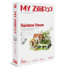 3D пазл из пенокартона Zilipoo Радужный дом, 29 элементов - Z-006