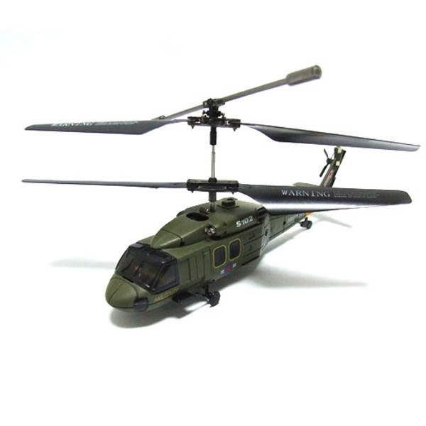 Радиоуправляемый вертолет Syma Black Hawk UH-60 Gyro 3CH ИК-управление - S102G