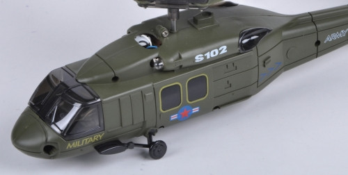 Радиоуправляемый вертолет Syma Black Hawk UH-60 Gyro 3CH ИК-управление - S102G