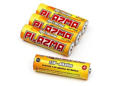 Батарейки - HPI Plazma 1.5V Alkaline AA (4шт) - HPI-101939