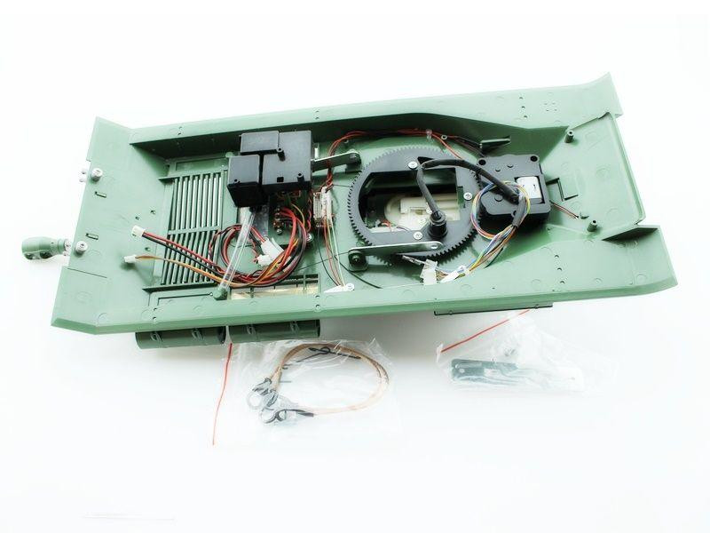 Верхняя часть корпуса с металлической башней на 360° для танка ИС-2 с ИК-пушкой, неокрашена - TG3928-002