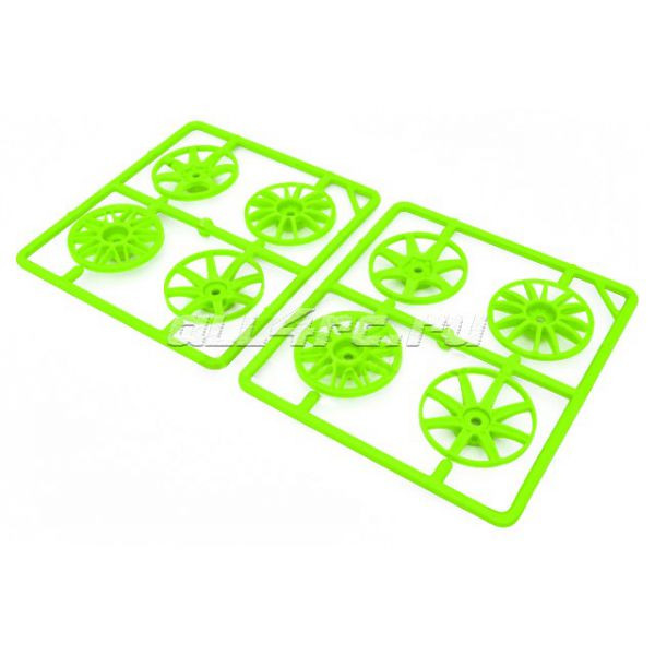 Комплект спиц для дисков со сменными спицами (8шт.), зеленые - SWS-3320127_g