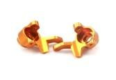 Алюминиевые золотые поворотные кулаки для Himoto E10, тюнинг - Hi33001G