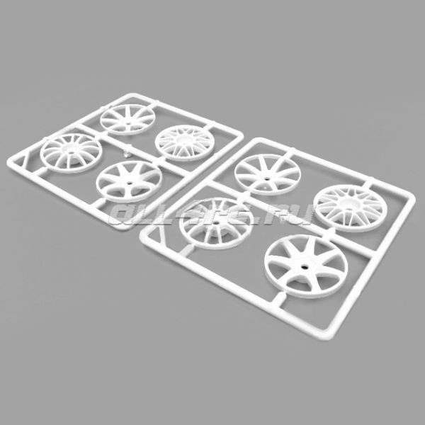 Комплект спиц для дисков со сменными спицами (8шт.), белые - SWS-3320127_w
