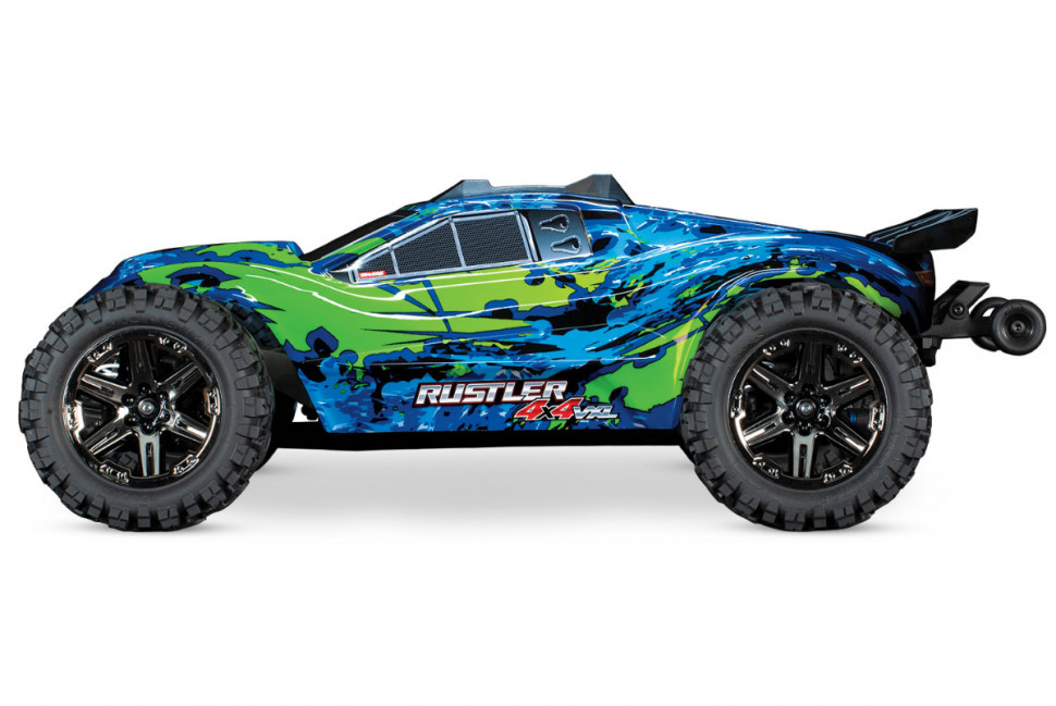 Радиоуправляемая трагги Traxxas Rustler 4X4 VX TSM 4WD RTR масштаб 1:10 2.4G - TRA67076-4-G