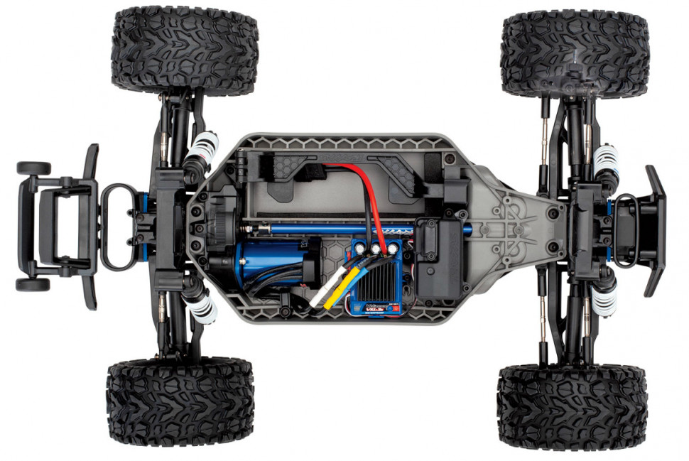 Радиоуправляемая трагги Traxxas Rustler 4X4 VX TSM 4WD RTR масштаб 1:10 2.4G - TRA67076-4-G