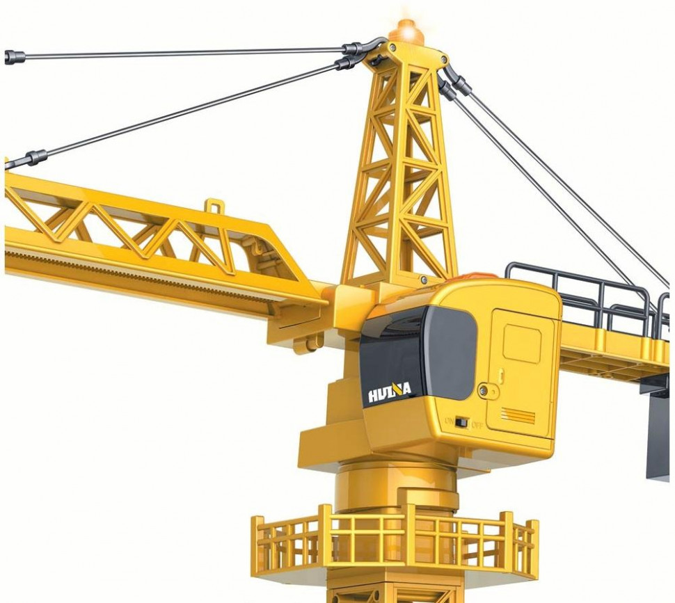 Радиоуправляемый башенный кран HUI NA TOYS масштаб 1:14 2.4G - HN1585