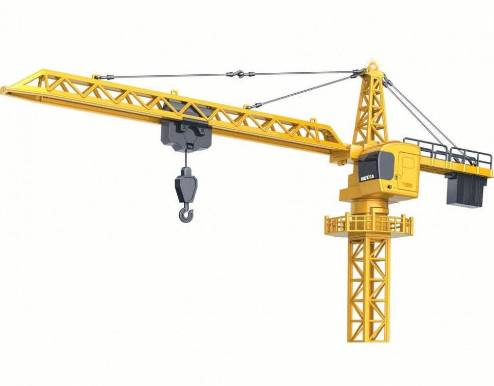 Радиоуправляемый башенный кран HUI NA TOYS масштаб 1:14 2.4G - HN1585