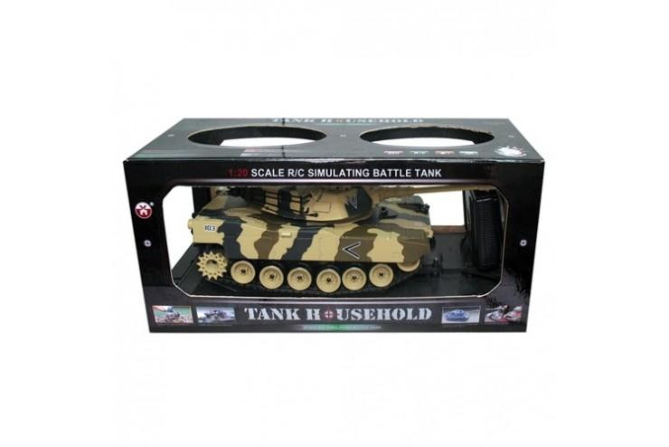 Радиоуправляемый танк HouseHold M1A2 Abrams Yellow Edition масштаб 1:20 40Mhz - 4101-5