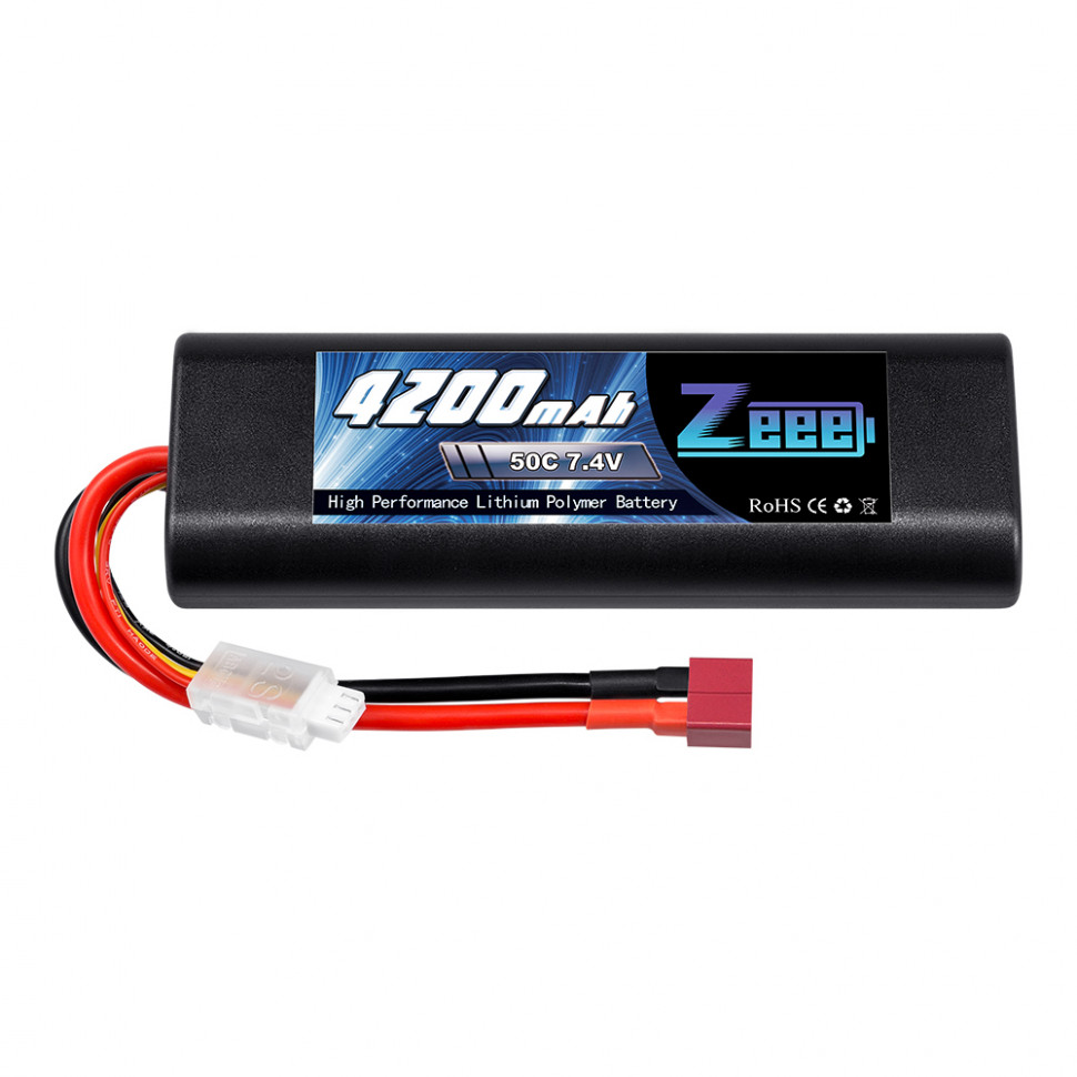Аккумулятор Zeee Power Li-Po 7.4v 4200mah 50c - zeee-4200-2s-50c