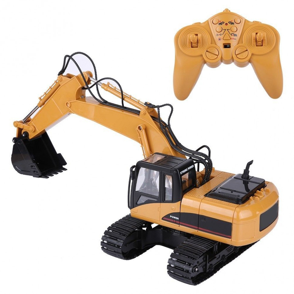 Радиоуправляемый экскаватор HUI NA TOYS масштаб 1:14 2.4G - HN1350