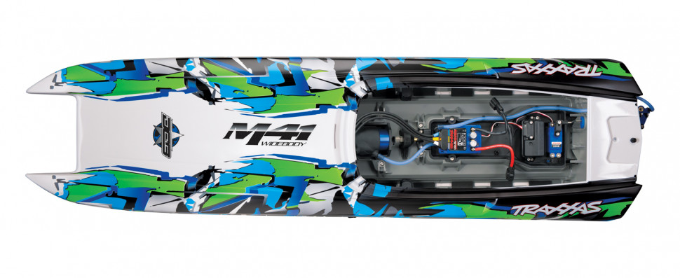 Радиоуправляемый катер Traxxas DCB M41 Widebody TSM RTR 2.4G - TRA57046-4-G