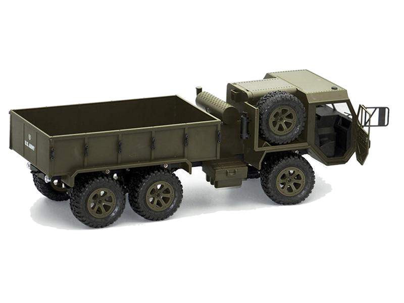 Радиоуправляемая машина Heng Long американский военный грузовик 6WD RTR масштаб 1:16 2.4G - FY004A