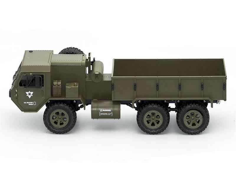 Радиоуправляемая машина Heng Long американский военный грузовик 6WD RTR масштаб 1:16 2.4G - FY004A