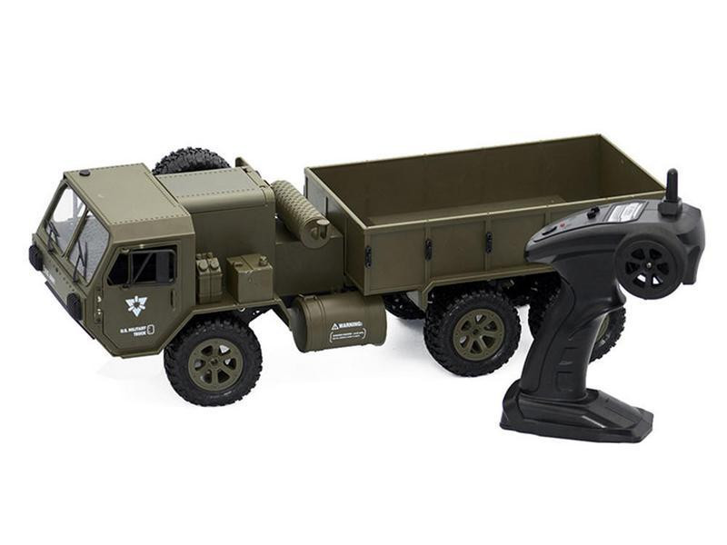 Радиоуправляемая машина Heng Long американский военный грузовик 6WD RTR масштаб 1:16 2.4G - FY004A